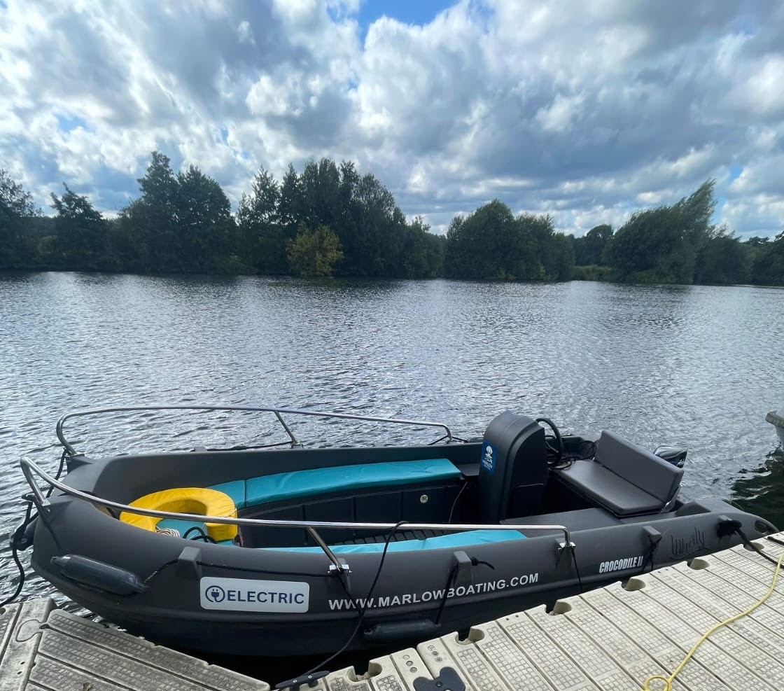 Croc Boat Moored